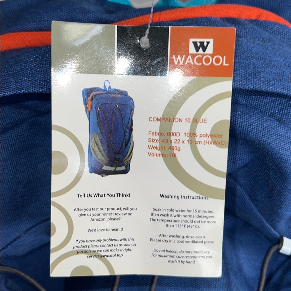 WACOOL Hydration Backpack with Front Pocket, hydration pack bladder - Picture 3 of 15